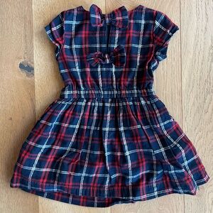 Crewcuts Bow Back Plaid Dress
